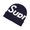 Supreme 19FW Big Logo Beanie NAVY画像