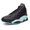 NIKE AIR JORDAN 13 RETRO BLACK/METALLIC SILVER-ISLAND GREEN 414571-030画像