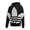 adidas BIG TREFOIL HOODIE BLACK FM9908画像