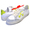 Off-white Virgil Abloh 2.0 SNEAKER WHITE YELLOW OMIA042E19D680480160画像