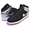 NIKE AIR JORDAN 1 MID (GS) black/gym red-metallic silver 554725-057画像