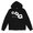 COMME des GARCONS LOGO HOODIE BLACK画像