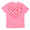 PLAY COMME des GARCONS MENS OUTLINE DOT HEART TEE PINK画像
