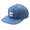 LQQK Studio DENIM LOGO HAT WASHED DENIM画像