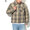 STUSSY Heavy Brushed Plaid Zip Up Shirt Jacket 1110084画像