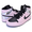 NIKE WMNS AIR JORDAN 1 MID IRIDESCENT barely rose/black-black-multi BQ6472-602画像