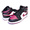 NIKE JORDAN 1 MID(PS) black/noble red-white 640734-066画像