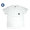 POST OVERALLS 3003 DONUT POCKET TEE white x navy画像