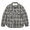 BURGUS PLUS L/S Indigo Check Linen Work Shirt HBP-300CK画像