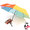 CHUMS Booby Foldable Umbrella CH62-1495画像