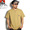 BEN DAVIS HENLEY NECK POCKET S/S TEE -CAMEL- C-0580003画像