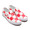 VANS CLASSIC SLIP ON CHECKER WHITE/RED VN0A4BV3TBV画像