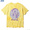 RADIALL HOUR GLASS - CREW NECK T-SHIRT S/S TIE DYE (YELLOW)画像
