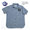 Buzz Rickson's BLUE CHAMBRAY S/S WORK SHIRT BR38324画像