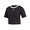 adidas CROP TOP BLACK/WHITE FM2557画像
