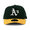 NEW ERA OAKLAND ATHLETICS D-FRAME TRUCKER MESH CAP GREEN-GOLD 11433992画像
