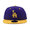 NEW ERA LOS ANGELES DODGERS 9FIFTY SNAPBACK CAP PURPLE-GOLD NE43932画像