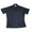 INDIVIDUALIZED SHIRTS SHORT SLEEVE ATHLETIC FIT TWILL CAMP COLLAR SHIRTS navy画像