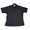 INDIVIDUALIZED SHIRTS SHORT SLEEVE ATHLETIC FIT TWILL CAMP COLLAR SHIRTS black画像