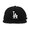 NEW ERA LOS ANGELES DODGERS 59FIFTY FITTED CAP BLACK-WHITE NR11591149画像