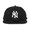 NEW ERA NEW YORK YANKEES 59FIFTY FITTED CAP BLACK/WHITE NR11591127画像