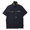 AVIREX SS STRETCH STAND ZIP SHIRT NAVY 6105093-87画像