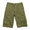 Buzz Rickson's TROUSERS,MEN'S COTTON WIND RESISTANT POPLIN, OLIVE GREEN ARMY SHADE 107 SHORTS BR51907画像
