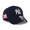 '47 Brand NEW YORK YANKEES CLEAN UP STRAPBACK CAP NAVY B-HTRGW17GWSNE-NYB画像