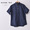 INDIVIDUALIZED SHIRTS S/S CLASSIC FIT BD SHIRT PULLOVERS / LINEN / NAVY画像