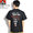 BEN DAVIS STREET PRINT TEE -BLACK- BDZ0-0007画像