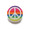 crocs Rainbow Peace Sign 10007075画像