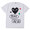 PLAY COMME des GARCONS MENS Multiple Heart Printed S/S T-Shirt WHITExBLACK画像