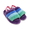 UGG Fluff Yeah Slide PRIDE RAINBOW PURPLE 1097169-PRPR画像