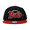 NEW ERA 9FIFTY SNAPBACK CAP BLACK RED NECHB163画像