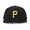 NEW ERA PITTSBURGH PIRATES 9FIFTY SNAPBACK CAP BLACK NEPBP139画像