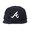 NEW ERA ATLANTA BRAVES 9FIFTY SNAPBACK CAP NAVY NEATBR325画像