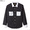 Brixton GRAHAM L/S WOVEN (BLACK×WHITE)画像