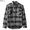Brixton BOWERY L/S X FLANNEL (BLACK/CHACOAL)画像