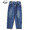 GOLD 14oz. DENIM 5POCKET WIDE PANTS HARD WASHED GL41935H画像
