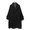 ULTERIOR PURE CASHMERE BEAVER OVER COAT BLACK ULCT06-20C48U画像
