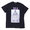 WIND AND SEA CHIYONOFUJI WOLF AND SEA GLITTER PRINT T-SHIRT BLACKxPURPLE画像