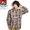 BEN DAVIS BIG SILHOUETTE CHECK SHIRTS -D.BROWN- G-0780021画像