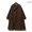 STUDIO NICHOLSON DELUM DOUBLE LAPEL MAC COAT CHOCOLATE ALMON画像