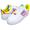 NIKE WMNS AIR FORCE 1 07 white/multi-color-lemon venom CW5592-100画像