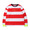FILA STRIPE LONG SLEEVE TEE RED FM9833-11画像