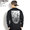 DOUBLE STEAL WALL PHOTO L/S T-SHIRT -BLACK- 906-14106画像