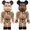 MEDICOM TOY BE@RBRICK GHOSTBUSTERS 100% 2PACK SET Peter Venkman/Winston Zeddemore 586267画像