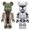 MEDICOM TOY BE@RBRICK STAR WARS YODA(EP2) & CLONE TROOPER(EP2) STARWARS 2PACK 546223画像