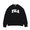 FILA COLLEGE LOGO CREWNECK BLACK FS0109-08画像