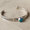 First American Traders TURQUOISE SILVER BLACELET BLACELET-E画像
